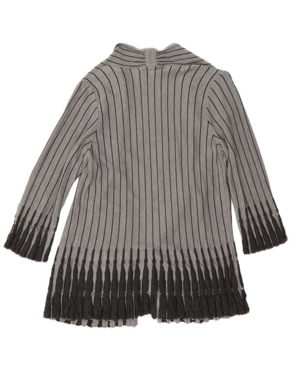 Marks & Spencer Damski sweter rozpinany z rękawem 3/4, UK 12, średni szary