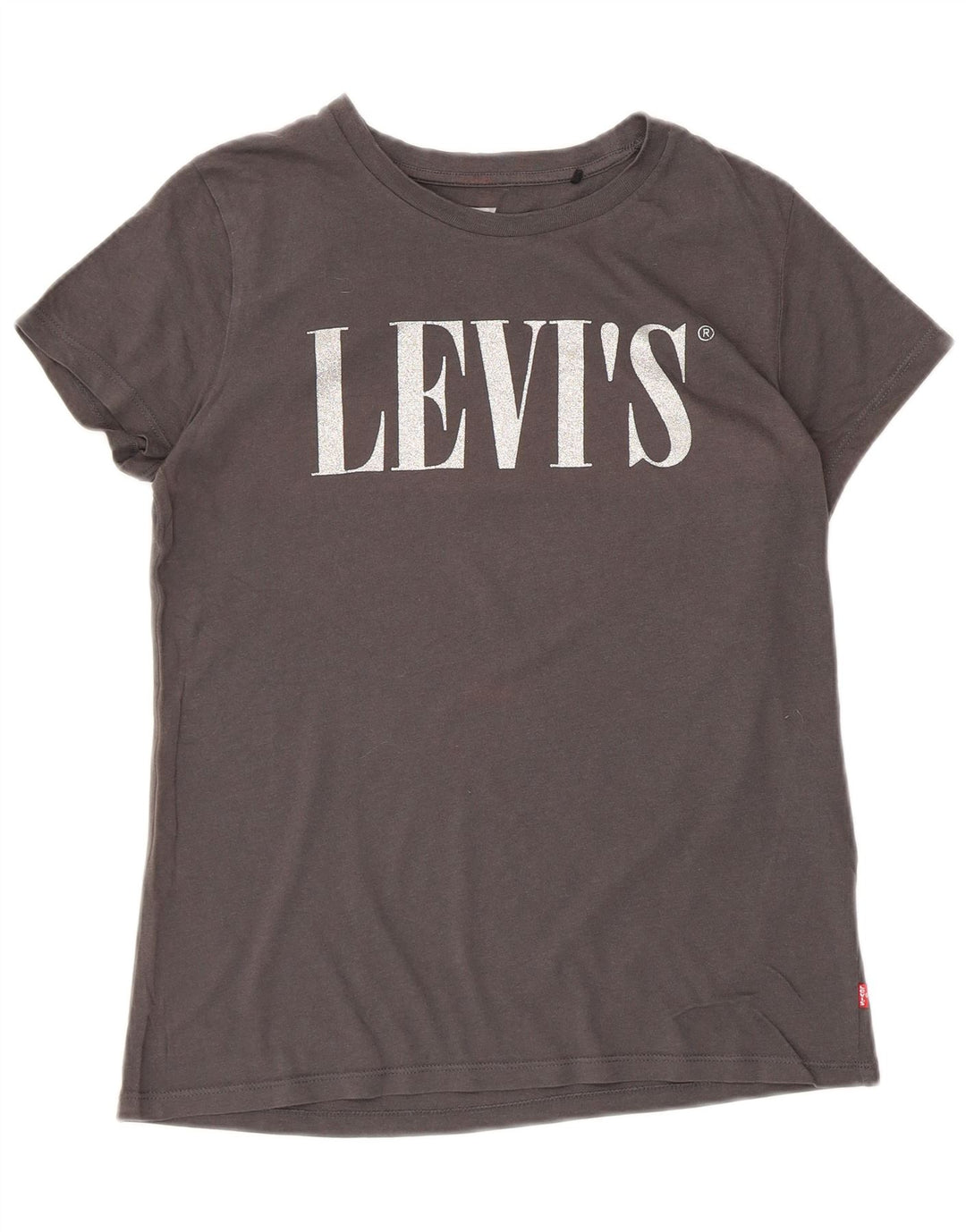 Damska koszulka z grafiką Levi's Top UK 6 XS, szara