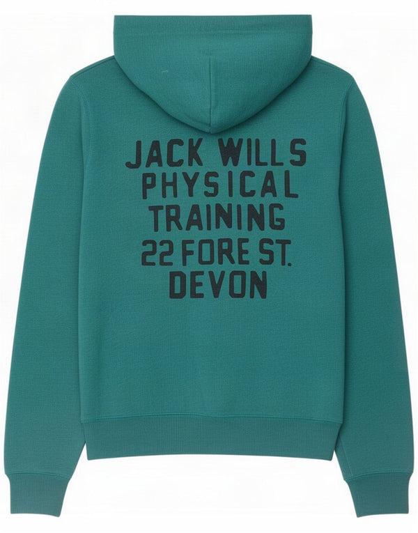 Damski sweter z kapturem Jack Wills UK 10 Small Green Cotton