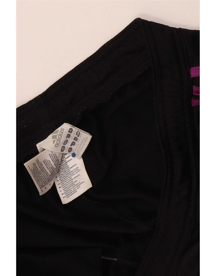 Damskie spodnie dresowe Adidas UK 12/14 Średni czarny poliester