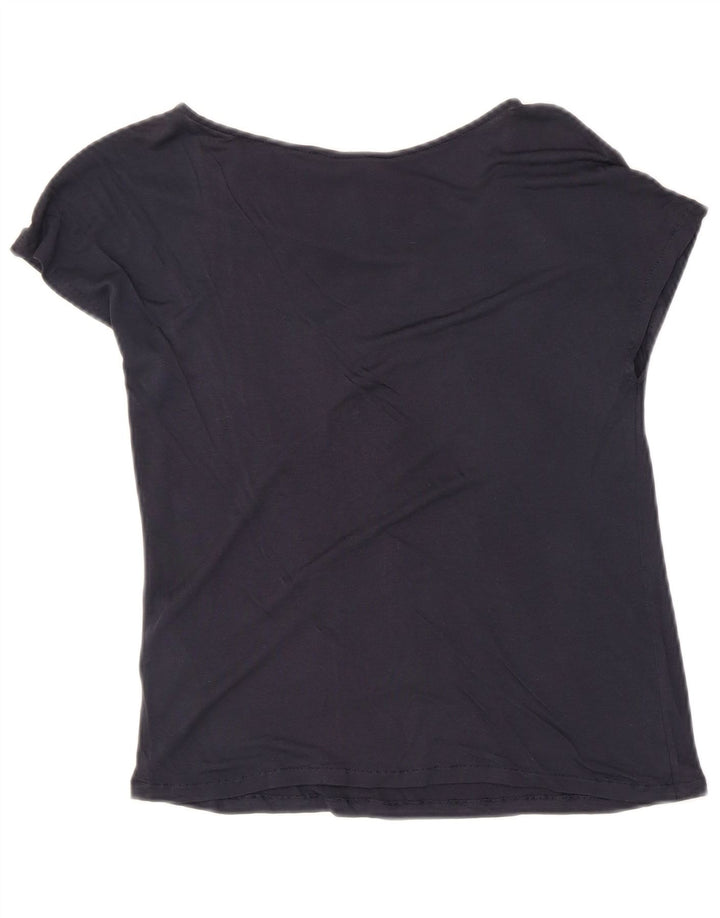 Bluzka damska Max & Co. Top UK 8 Small Granatowa wiskoza