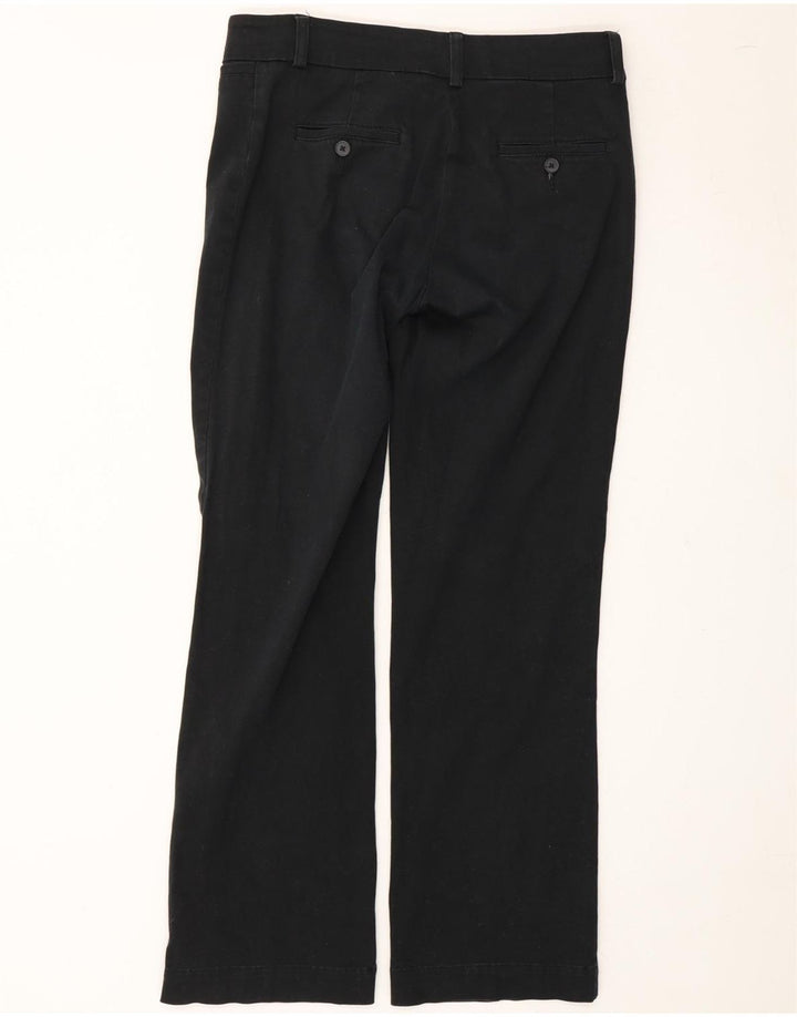LEE Womens Straight Suit Trousers US 10 Large W34 L30 Black Vintage Lee and Second-Hand Lee from Messina Hembry 