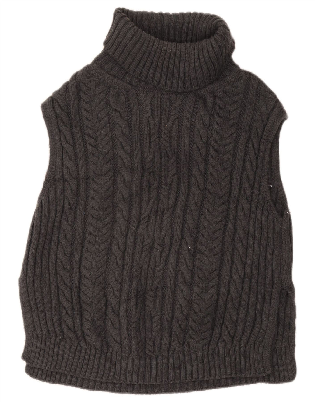 Marks & Spencer Damski podkoszulek oversize z kamizelką UK 10, mały, szary akryl