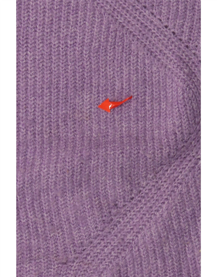 MARKS & SPENCER Damski sweter z okrągłym dekoltem, UK 16, duży fiolet