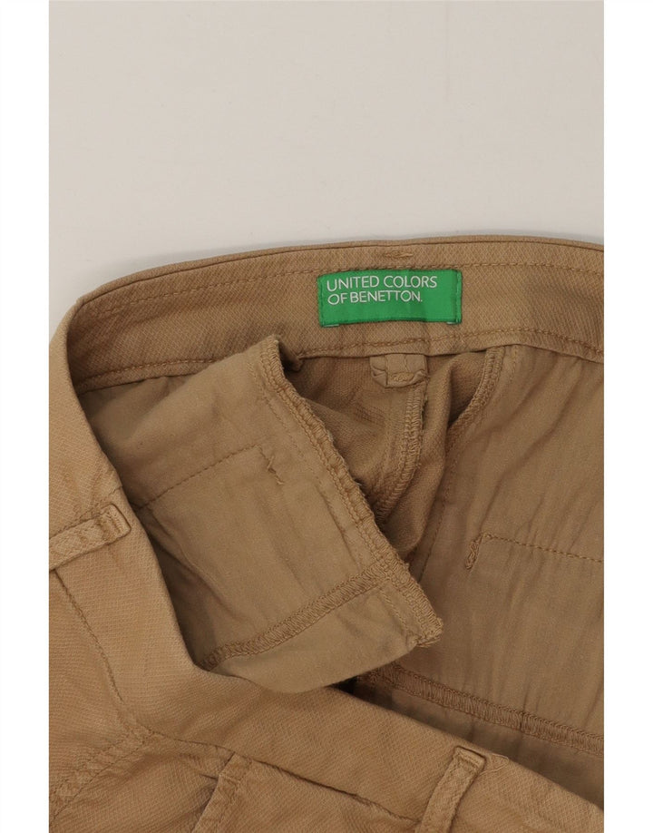 Męskie spodenki chino BENETTON W38 XL beżowe