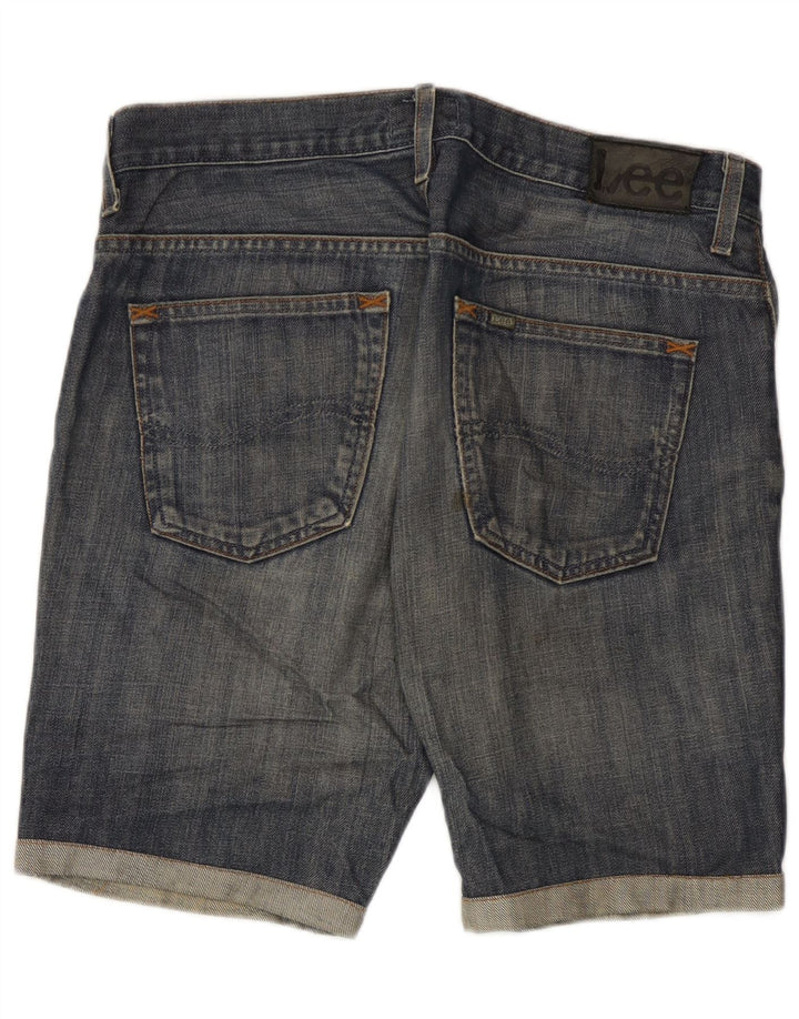 Męskie spodenki jeansowe Lee Knox W34, duże, niebieskie, bawełniane