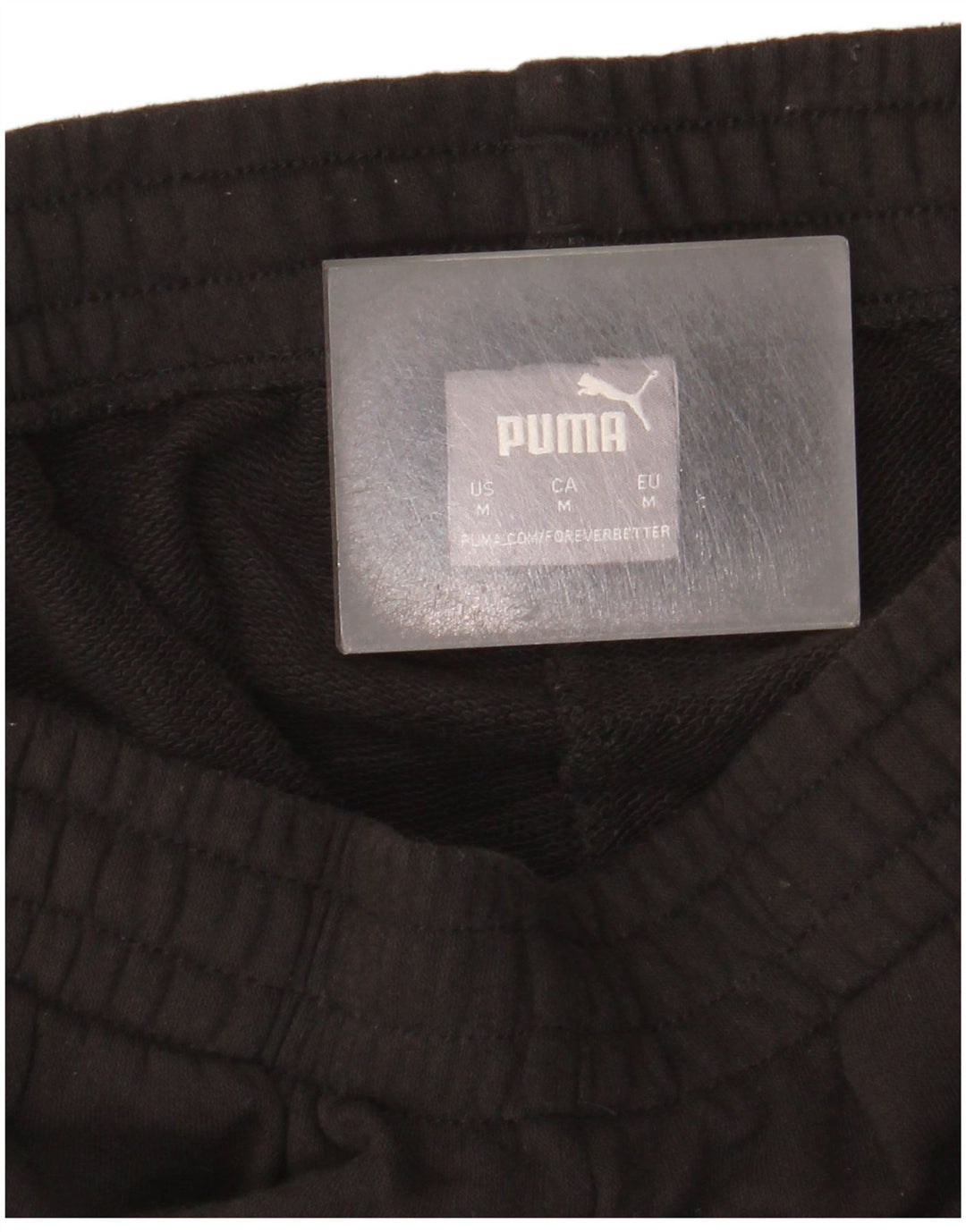 Męskie spodnie dresowe Puma, joggery, średnie czarne