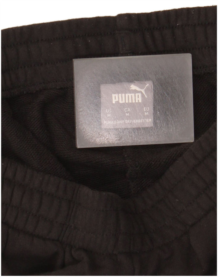 Męskie spodnie dresowe Puma, joggery, średnie czarne