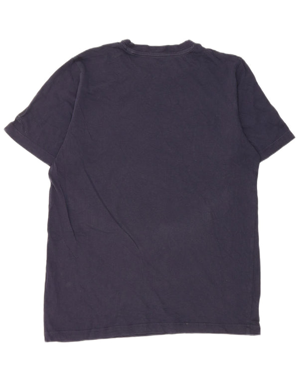 Męska koszulka graficzna Adidas Top Medium Granatowa, bawełniana