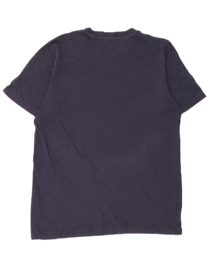 Męska koszulka graficzna Adidas Top Medium Granatowa, bawełniana
