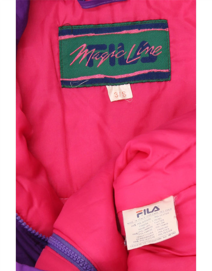 FILA Męska kurtka wiatrówka Magic Line o luźnym kroju UK 36, mała fioletowa