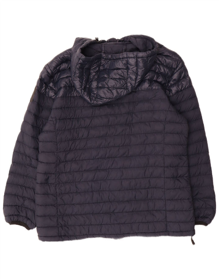 Damska ocieplana kurtka z kapturem North Sails UK 18 XL, granatowa, poliamidowa