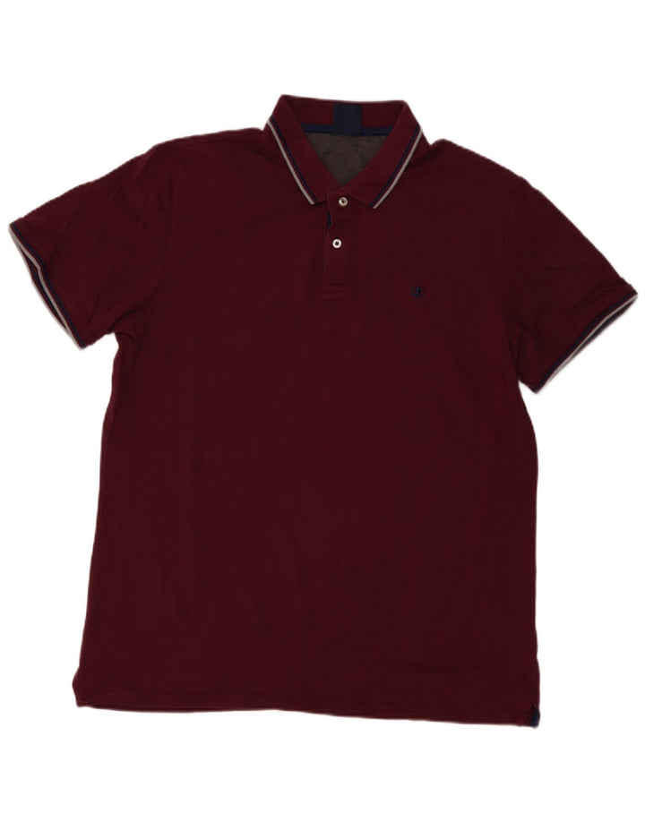 Męska koszulka polo Champion 2XL w kolorze bordowym