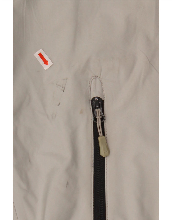 Męska kurtka wiatrówka HELLY HANSEN z grafiką UK 38, średnioszara