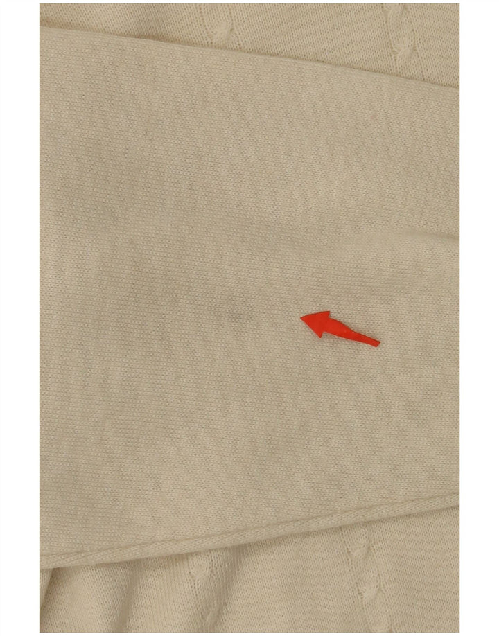 BIBO Damski sweter z dekoltem w kształcie litery V IT 50 XL Złamana biała wełna