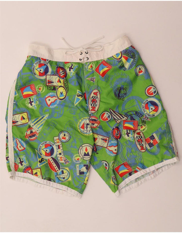 Męskie spodenki kąpielowe NAVIGARE IT 50, duże, zielone