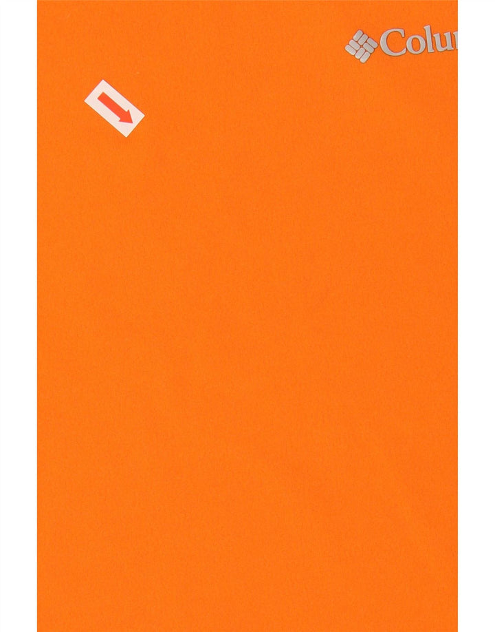 COLUMBIA Mens Omni-Wick T-Shirt Top Small Orange Polyester