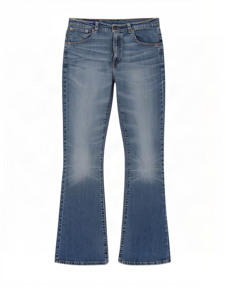 Damskie jeansy Levi's 525 Bootcut W32 L34 Niebieska bawełna