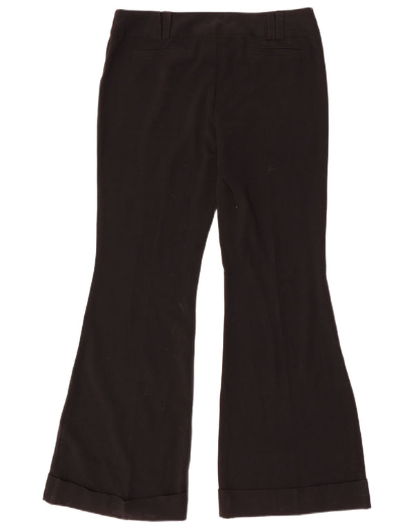 Spodnie damskie Topshop Flare UK 12 Medium W32 L33 Czarny poliester