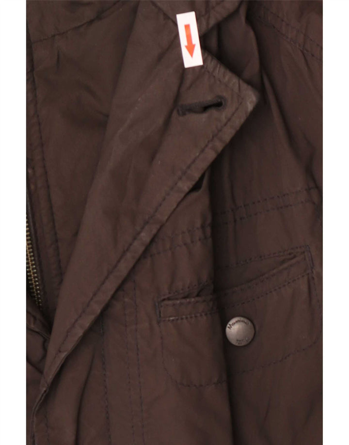 Męska ocieplana kurtka Massimo Dutti, duża, brązowa, poliester
