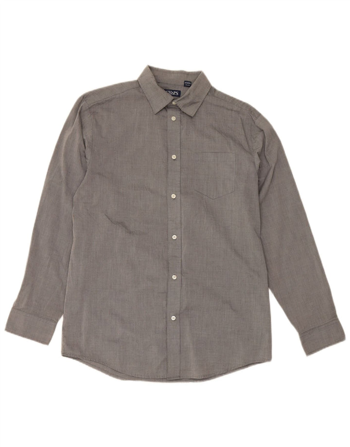 Koszula chłopięca Chaps 15-16 lat XL, szara bawełna