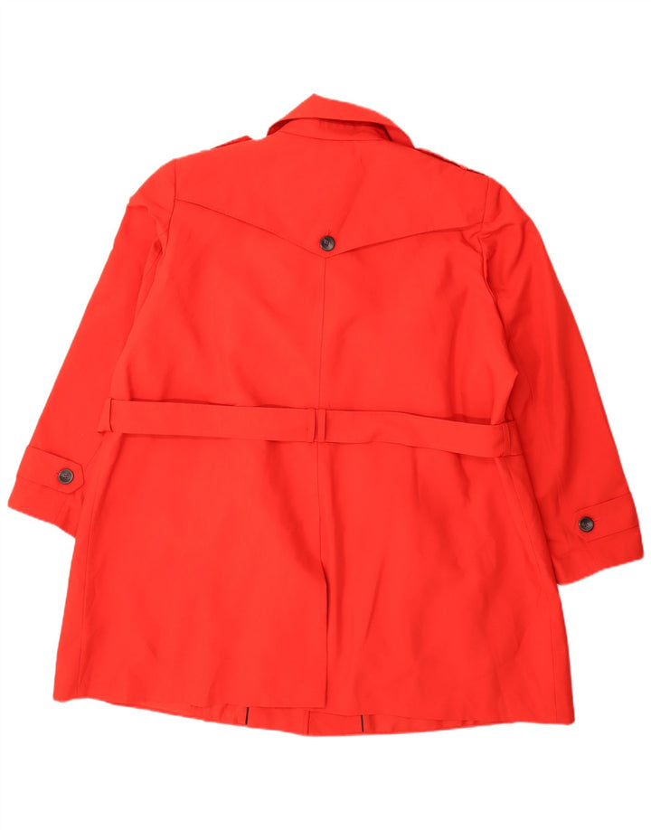 Marks & Spencer Damski trencz UK 26 5XL Czerwony poliester