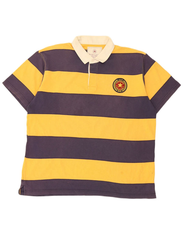 Męska koszulka polo do rugby Converse 3XL w granatowe paski