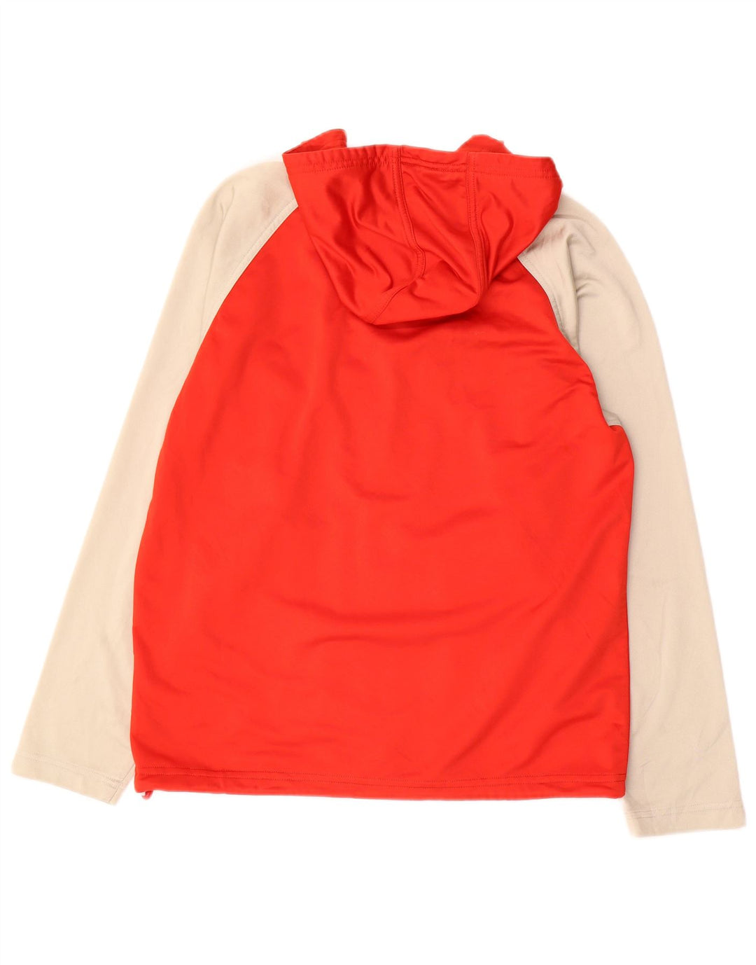 Chłopięcy sweter ADIDAS z grafiką i zamkiem błyskawicznym, 13-14 lat, w kolorze czerwonym