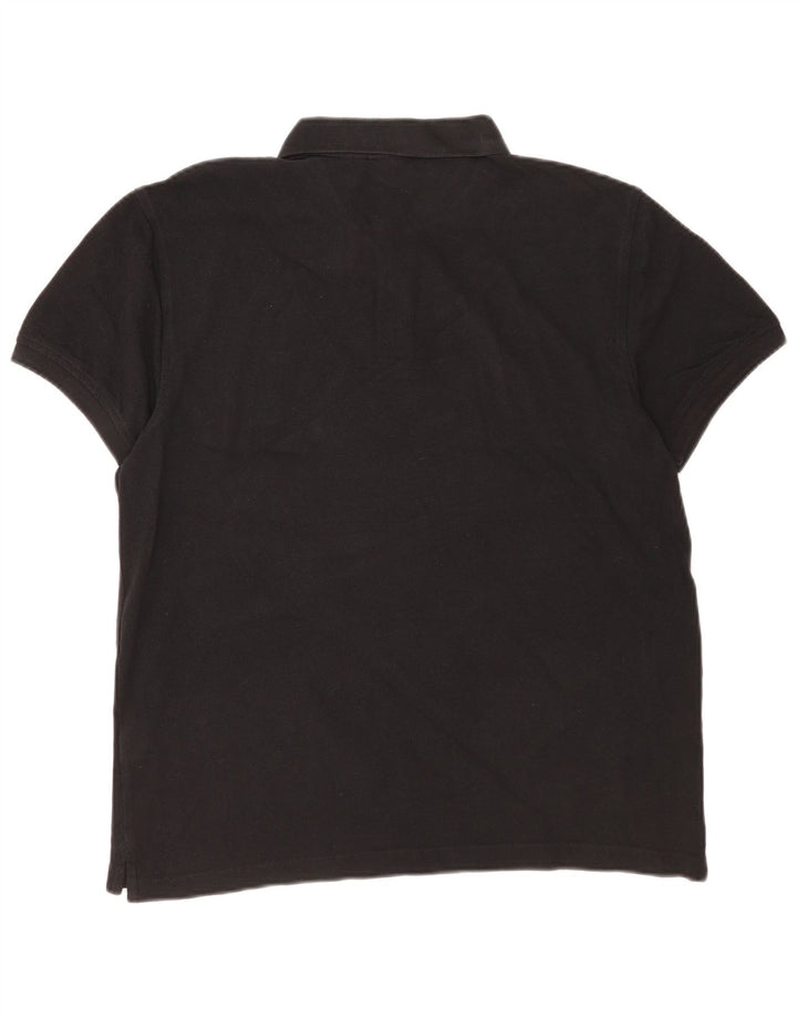 Męska koszulka polo Levi's o standardowym kroju, duża, czarna, bawełniana