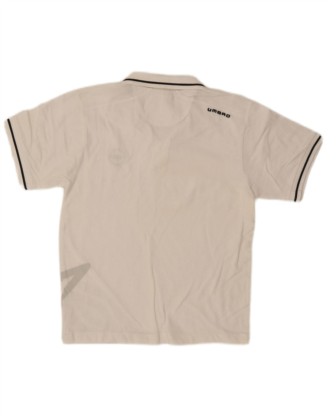 Męska koszulka polo Umbro z grafiką, mała, biała