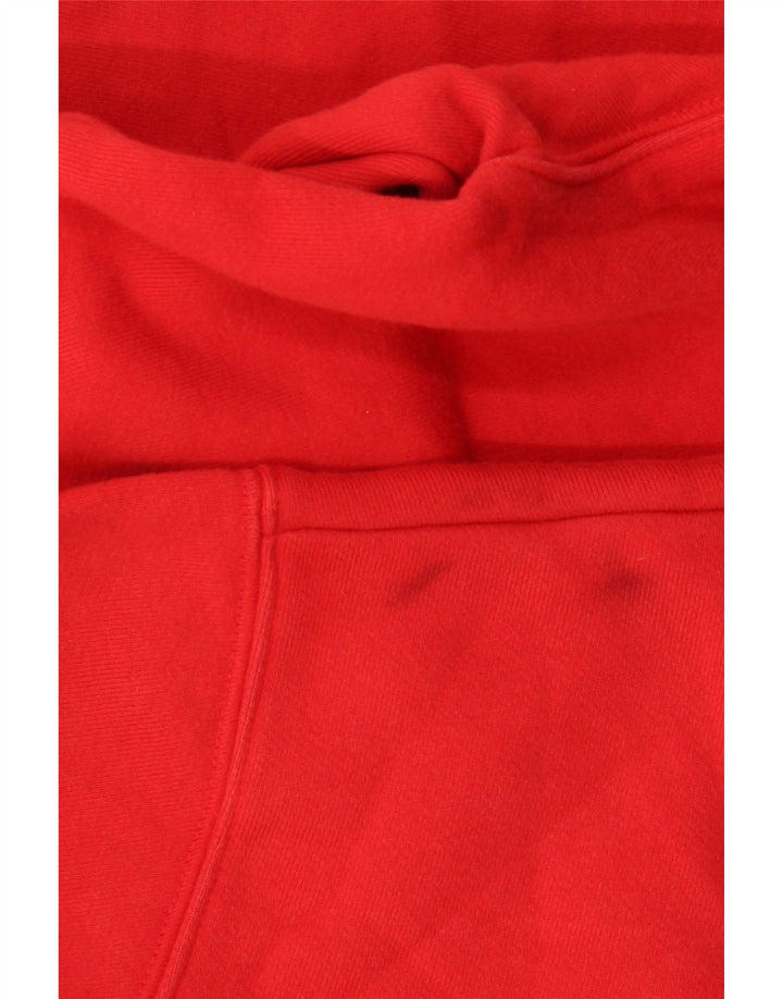 Damska bluza oversize Tommy Hilfiger z grafiką UK 14, średnia czerwień