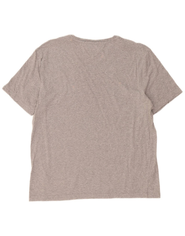 T-shirt męski Tommy Hilfiger Top XL, szary, bawełniany