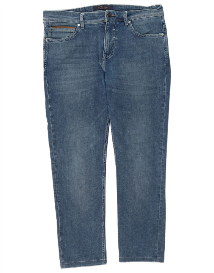 Jeansy męskie Zara Slim EU 42 Large W32 L26 Niebieskie