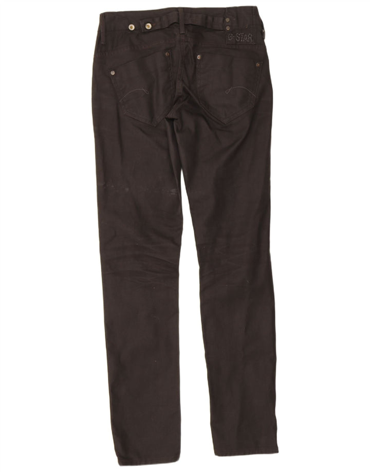 Damskie jeansy slim G-Star W30 L32 Czarne bawełniane