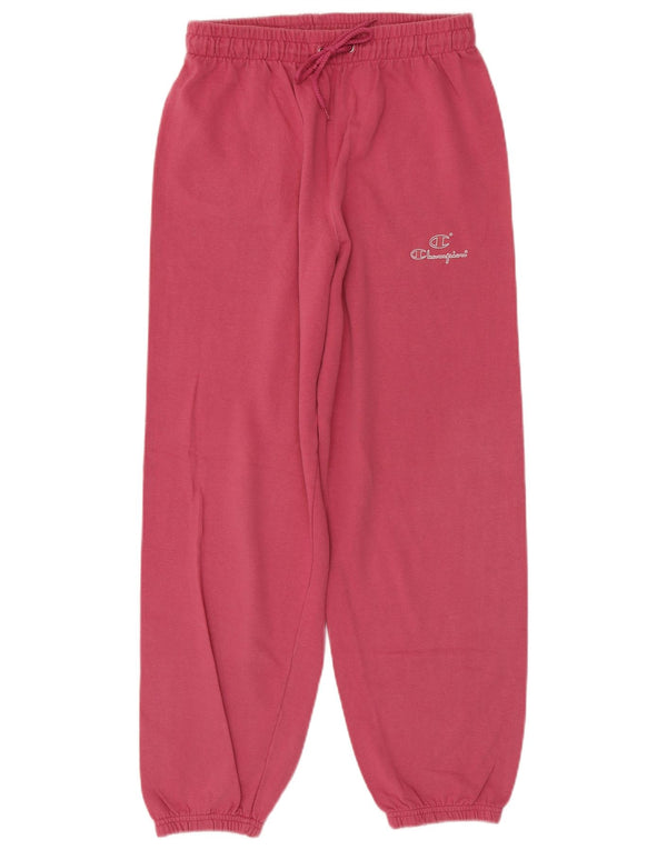 Damskie spodnie dresowe Champion Joggers UK 16, duże, różowe, bawełniane