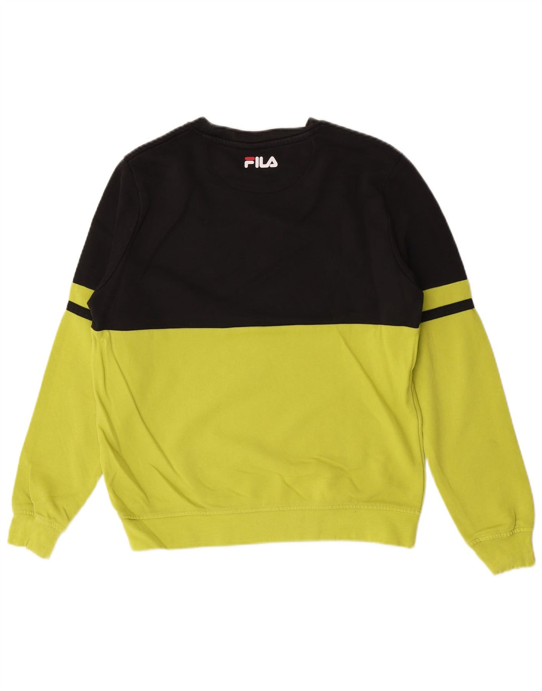 Męski sweter Fila z grafiką, kolor średniozielony