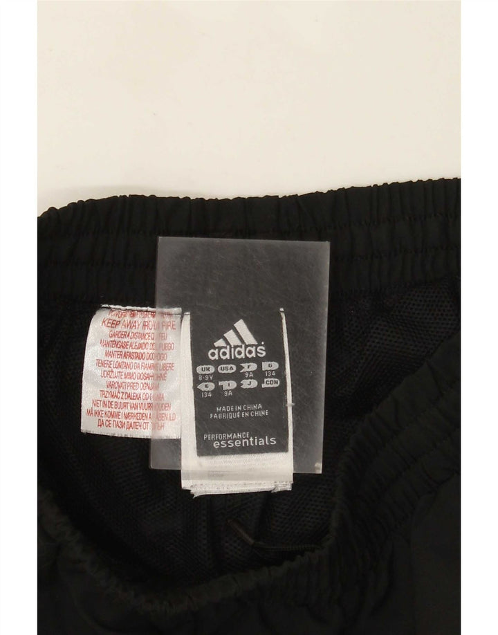 Chłopięce spodnie dresowe Adidas 8-9 lat, czarny poliester