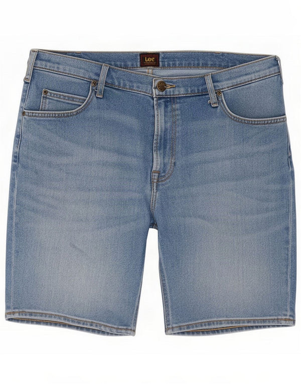 Lee Męskie spodenki jeansowe duże W36 niebieskie