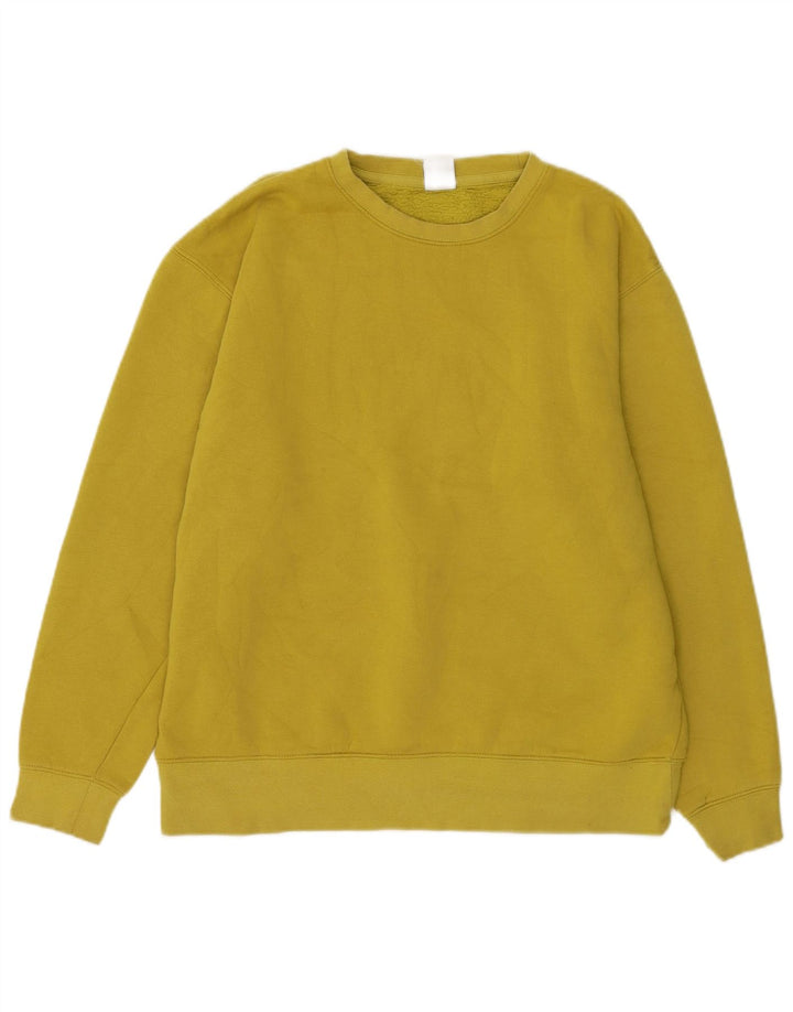 Męska bluza Zara Sweter, średnia żółta bawełna