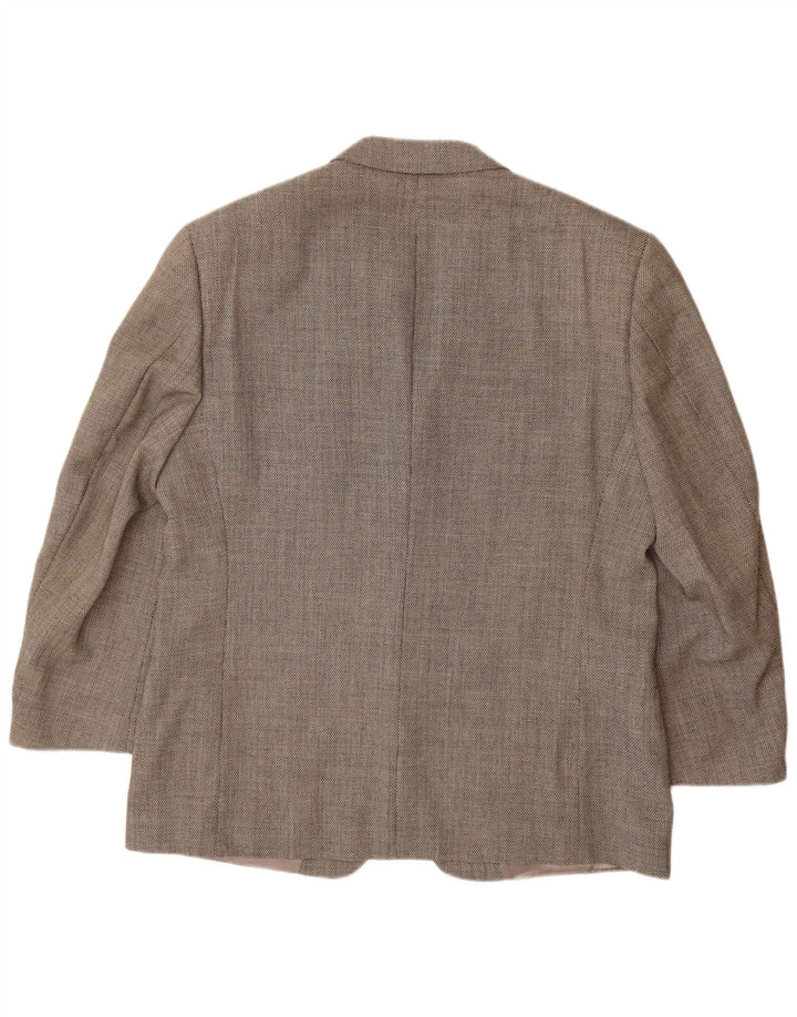 Męska marynarka zapinana na 3 guziki VERSACE UK 42 XL Szara wełna