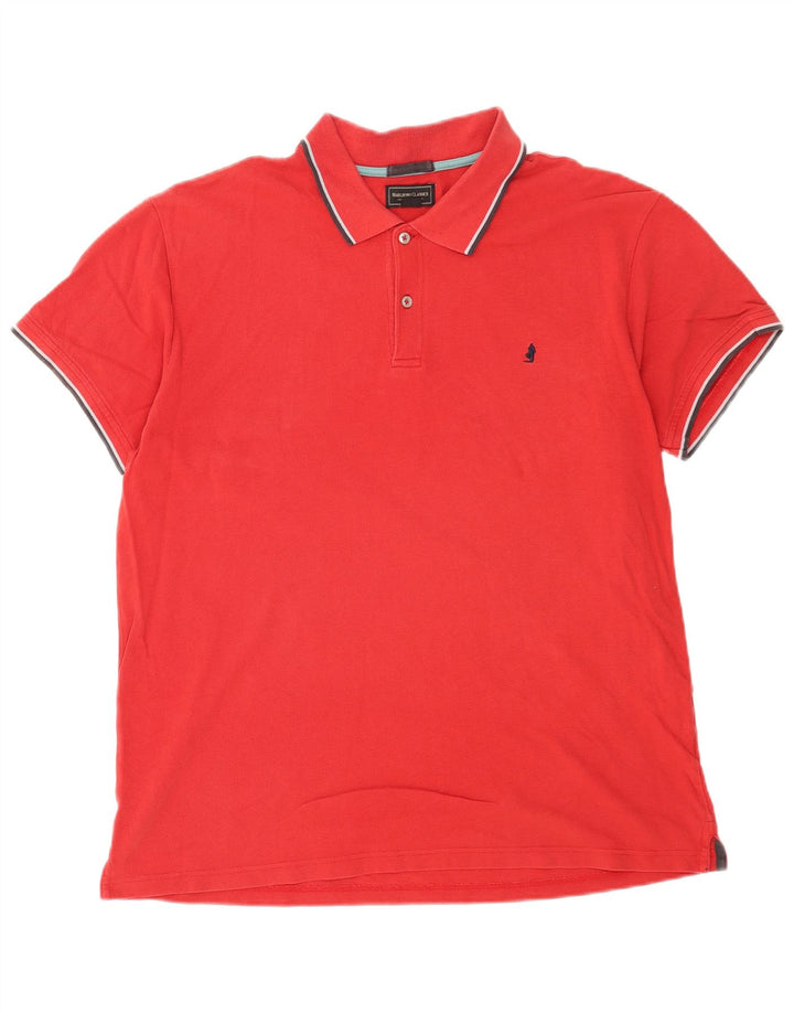 Męska koszulka polo Marlboro Classics 2XL, czerwona bawełna