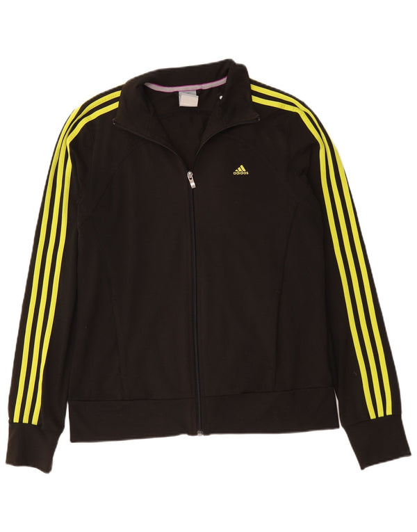 Damska bluza dresowa Adidas UK 12/14 Średni czarny poliester