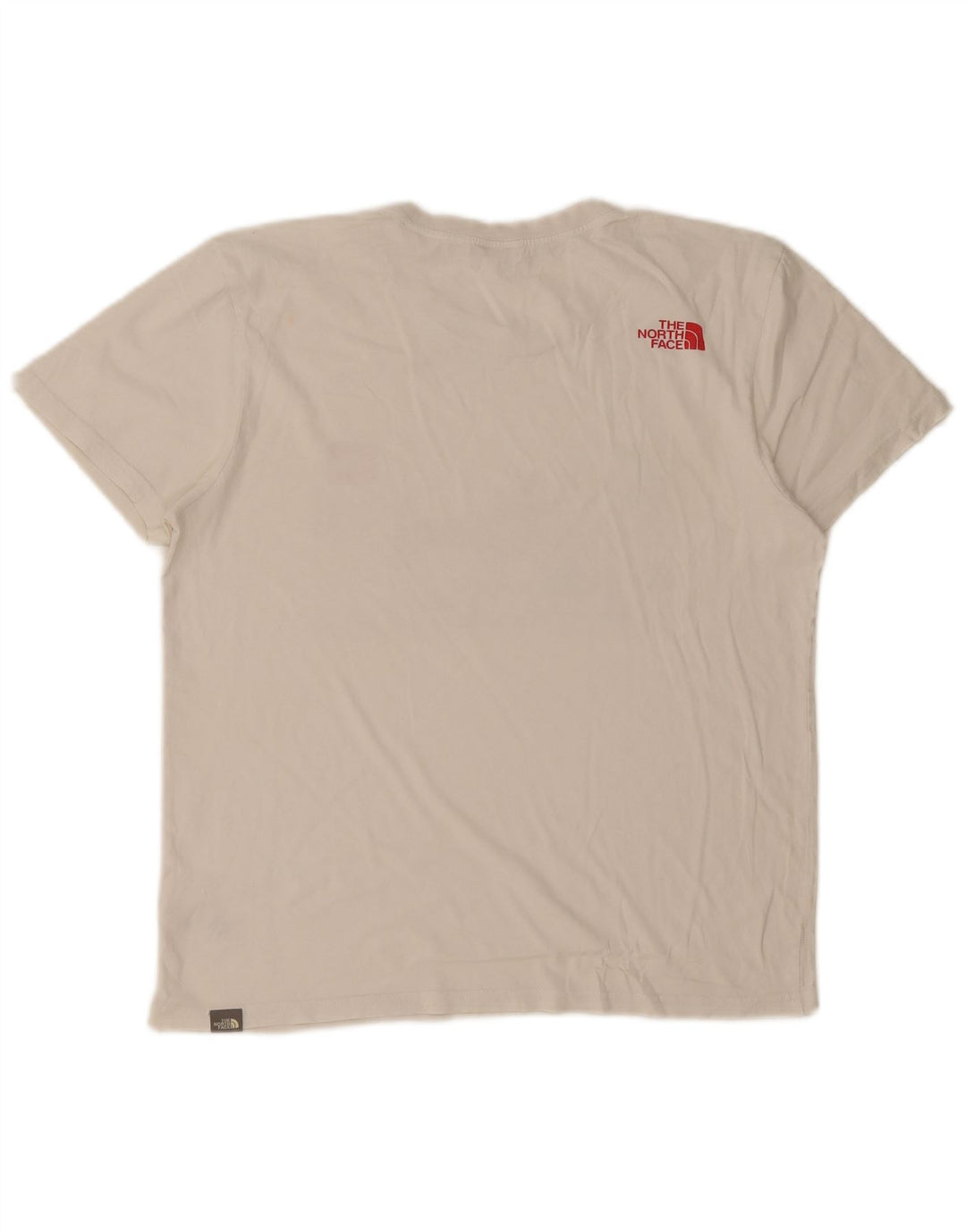 Męski T-shirt z grafiką The North Face, bawełniany, średni biały