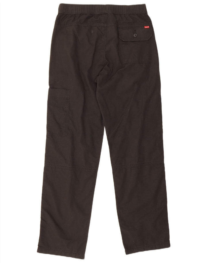 Męskie proste spodnie cargo Levi's, małe W28 L30, czarne, bawełniane