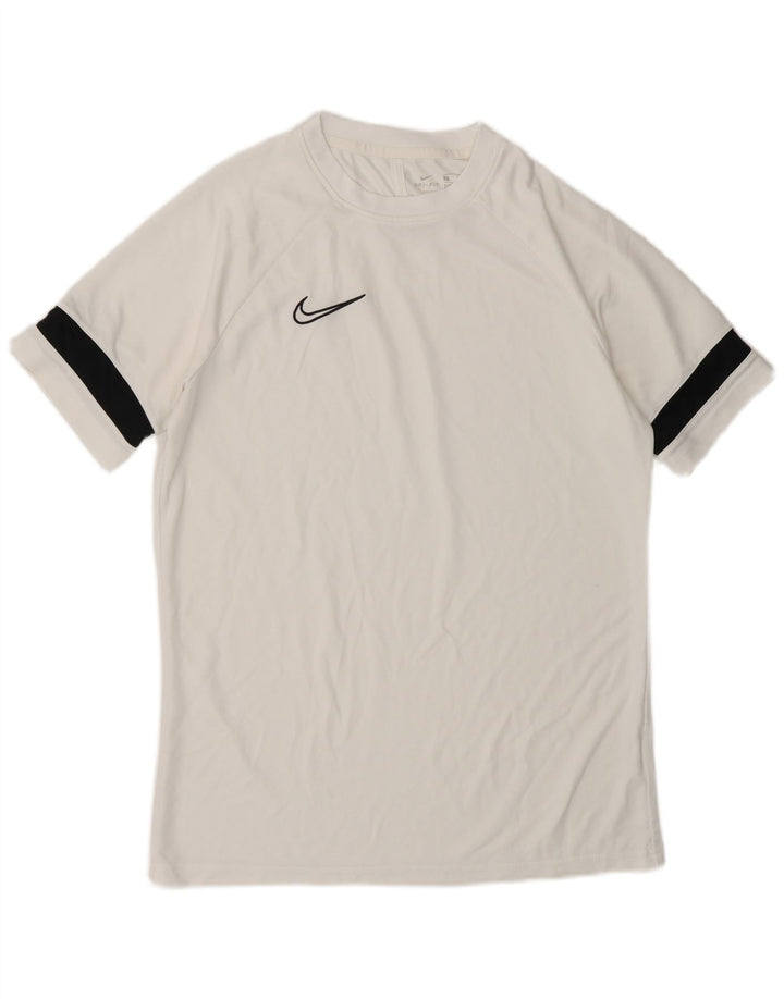 Koszulka męska Nike Top, średnia, biała, poliestrowa, sportowa