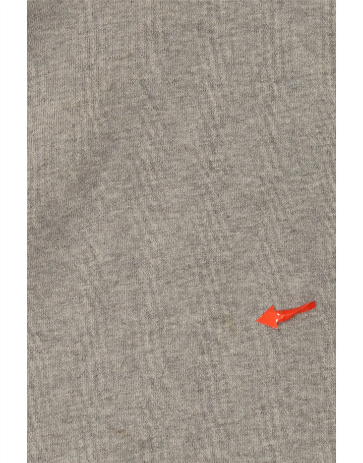 Męski sweter z kapturem ADIDAS, duży, szary, bawełniany