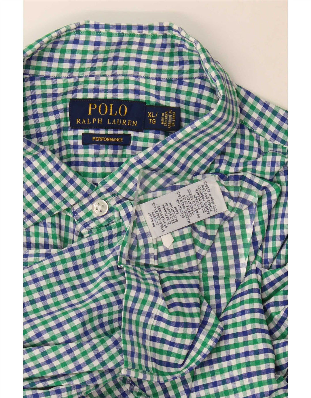 Koszula męska Polo Ralph Lauren Performance Flanelowa XL, wielobarwna kratka