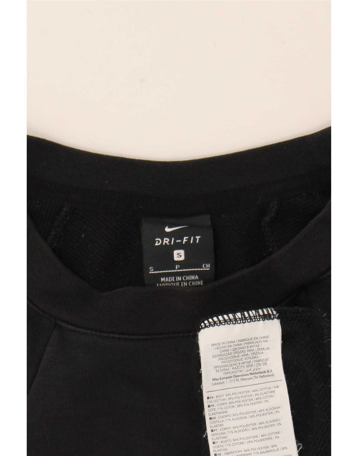 Damska bluza dresowa Nike Dri Fit Graphic Oversize UK 10, mała czarna