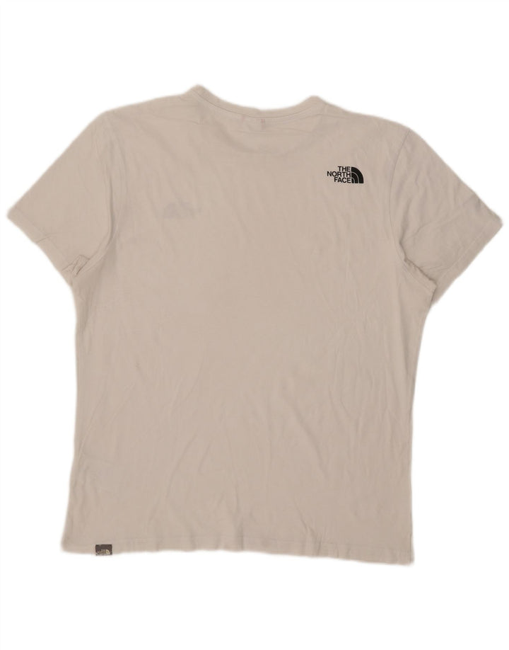 T-shirt męski THE NORTH FACE, duży, biały, bawełniany