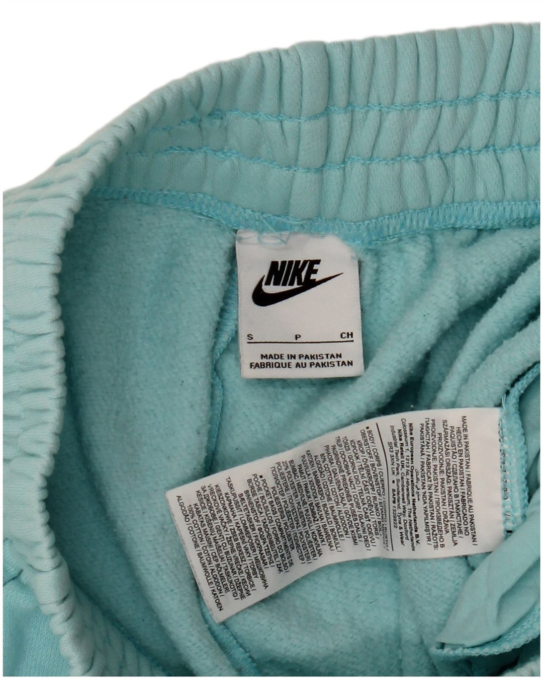 Damskie spodnie dresowe NIKE Joggers UK 10 Małe, turkusowe, bawełniane